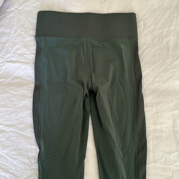 All Access NYC Green Ribbed Leggings - Picture 3 of 7